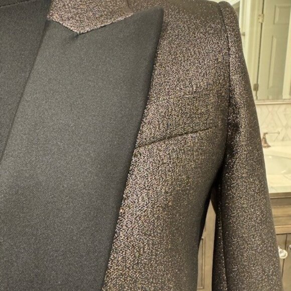 Veronica Beard Ashburn Size 0 Metallic Brown Bronze Blazer - Picture 6 of 9